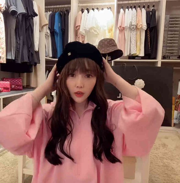 cloches c home net red same small fragrant wind velvet beret black painter hat korean bud pumpkin trend, Blue;gray
cloches c home net red same small fragrant wind velvet beret black painter hat korean bud pumpkin trend, Blue;gray