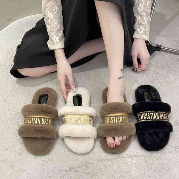 2022 autumn winter new d family wool warm embroidery outer wear letter drag large cool women 2022 trendy fashion design ladies slippers, Black
2022 autumn winter new d family wool warm embroidery outer wear letter drag large cool women 2022 trendy fashion design ladies slippers, Black