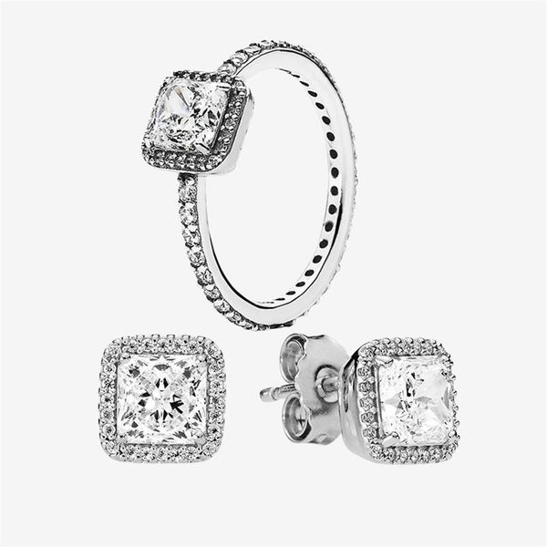 wedding ring & earring sets authentic 925 silver jewelry for pandora square cz diamond elegant rings stud earrings with original b275q, Slivery;golden
wedding ring & earring sets authentic 925 silver jewelry for pandora square cz diamond elegant rings stud earrings with original b275q, Slivery;golden