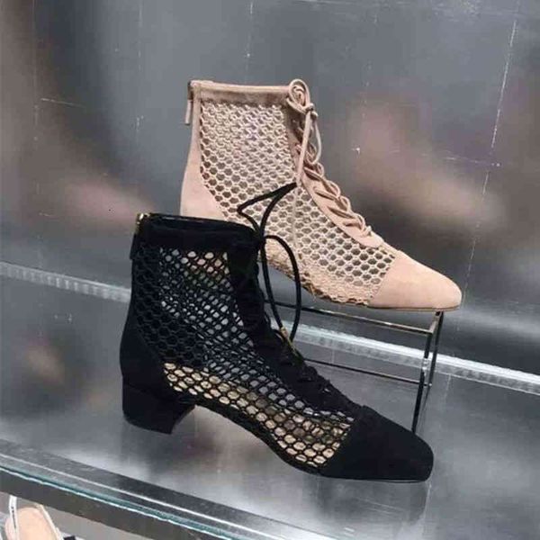 dress shoes mesh boots women's summer style square head sandals middle heel hollow strap short thick roman sandals tz7t, Black
dress shoes mesh boots women's summer style square head sandals middle heel hollow strap short thick roman sandals tz7t, Black