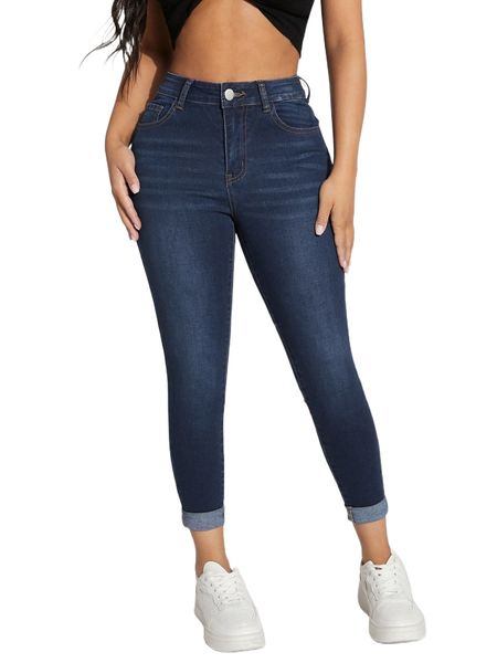 petite high waist letter patched moustache effect roll up hem skinny jeans d0xk#, Blue
petite high waist letter patched moustache effect roll up hem skinny jeans d0xk#, Blue