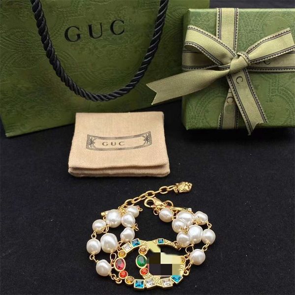 the new 70% off gujia new used double net red same inlaid color diamond multi-layer pearl bracelet, Black
the new 70% off gujia new used double net red same inlaid color diamond multi-layer pearl bracelet, Black