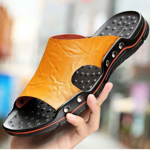 slippers men new 2022 summer fashion leather slippers slides men beach sandals non-slip bathroom slippers, Black
slippers men new 2022 summer fashion leather slippers slides men beach sandals non-slip bathroom slippers, Black