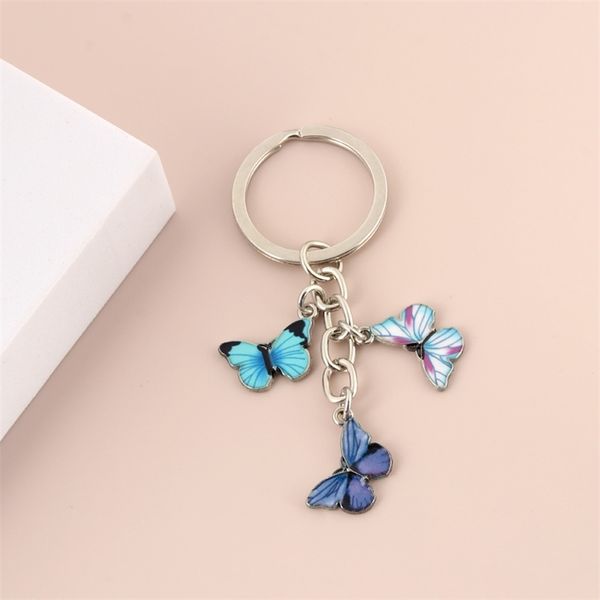 colorful enamel butterfly keychain insects car key women bag accessories jewelry gifts 220622, Silver
colorful enamel butterfly keychain insects car key women bag accessories jewelry gifts 220622, Silver