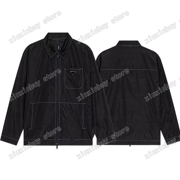22ss designers nylon jackets men women metal triangle pockets milan zipper tooling lapel neck streetwear black s-xl, Black;brown
22ss designers nylon jackets men women metal triangle pockets milan zipper tooling lapel neck streetwear black s-xl, Black;brown