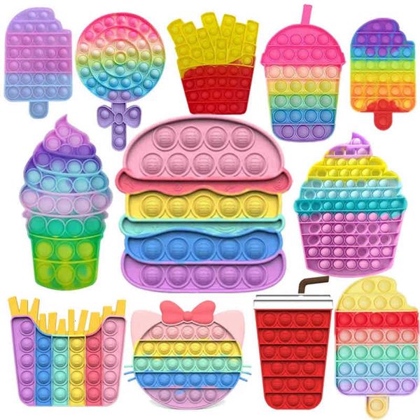 rainbow push bubble fidget sensory toy silicone reliever stress anxiety relief autism special needs soft squeeze toy
rainbow push bubble fidget sensory toy silicone reliever stress anxiety relief autism special needs soft squeeze toy