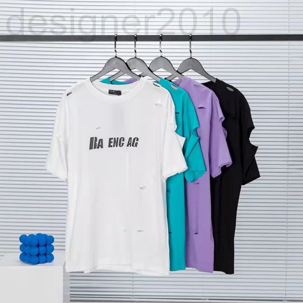 men's t-shirts designer bajia spring and summer 2022 men's women's style hole broken letter loose casual half sleeve t-shirt, White;black
men's t-shirts designer bajia spring and summer 2022 men's women's style hole broken letter loose casual half sleeve t-shirt, White;black
