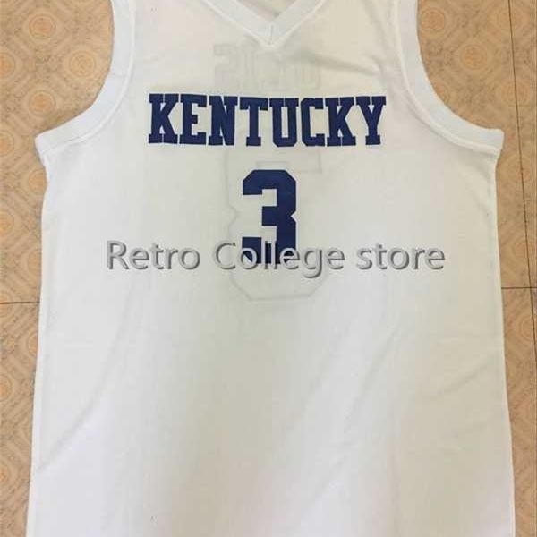 xflsp men's #3 tyler ulis kentucky wildcats white bule retro throwback basketball jersey stitched any number and name, Black
xflsp men's #3 tyler ulis kentucky wildcats white bule retro throwback basketball jersey stitched any number and name, Black