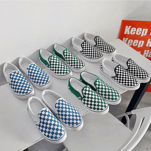 vintage coarse plaid casual shoes new genuine sheepskin insole men sneakers striped women trainer dress shoe round toe slip-on skateboard 36, Black 
vintage coarse plaid casual shoes new genuine sheepskin insole men sneakers striped women trainer dress shoe round toe slip-on skateboard 36, Black