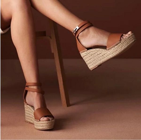 wedges women sandals platform open toe ankle strap cover heel dress women shoes high heel brown yellow blue shoes, Black
wedges women sandals platform open toe ankle strap cover heel dress women shoes high heel brown yellow blue shoes, Black
