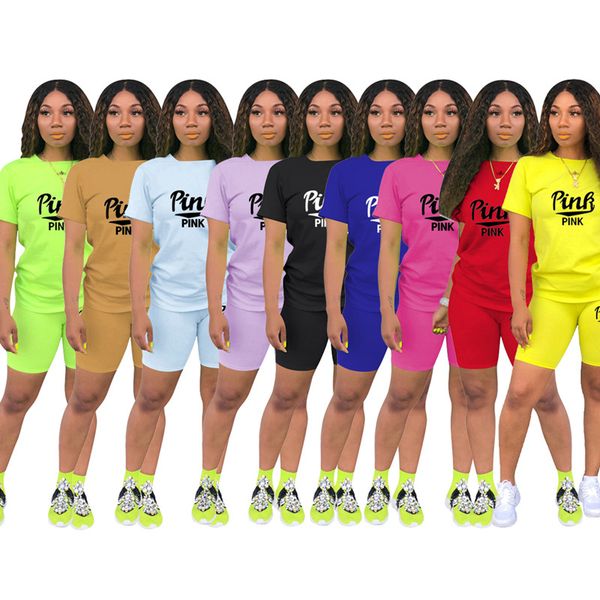 2022 designer women tracksuits letter short sleeve 2 piece set t-shirts+shorts summer crew neck jogging suit solid color outfits pullover sp, Gray
2022 designer women tracksuits letter short sleeve 2 piece set t-shirts+shorts summer crew neck jogging suit solid color outfits pullover sp, Gray
