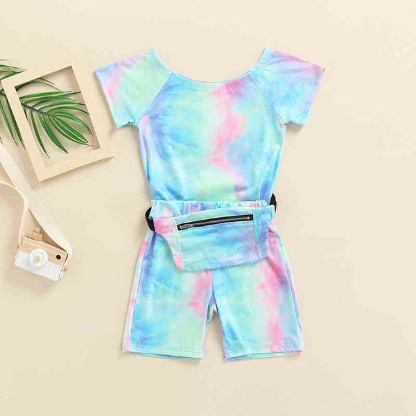 citgeett summer kids boys girls tie dye print short sleeve casual shorts and waist bag clothing set j220711, White
citgeett summer kids boys girls tie dye print short sleeve casual shorts and waist bag clothing set j220711, White