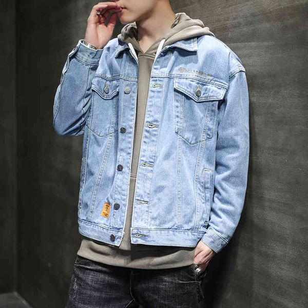 men's jackets denim jacket men cotton clothes fashion casual jackets man outwear spring turn-down collar demin coat akjd, Black;brown
men's jackets denim jacket men cotton clothes fashion casual jackets man outwear spring turn-down collar demin coat akjd, Black;brown