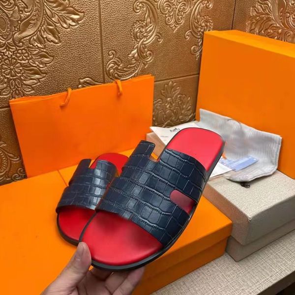 luxury designer men slipper sandal fashion flats slides heritage calfskin casual shoe sandals genuine leather izmir flip flop man large size, Black
luxury designer men slipper sandal fashion flats slides heritage calfskin casual shoe sandals genuine leather izmir flip flop man large size, Black