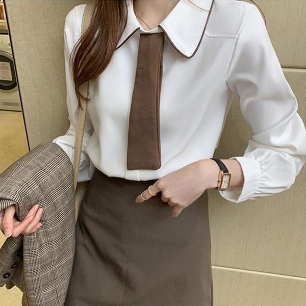women's polos long sleeve chiffon blouse shirt women blusas mujer de moda turn down collar office clothingwomen's, White
women's polos long sleeve chiffon blouse shirt women blusas mujer de moda turn down collar office clothingwomen's, White