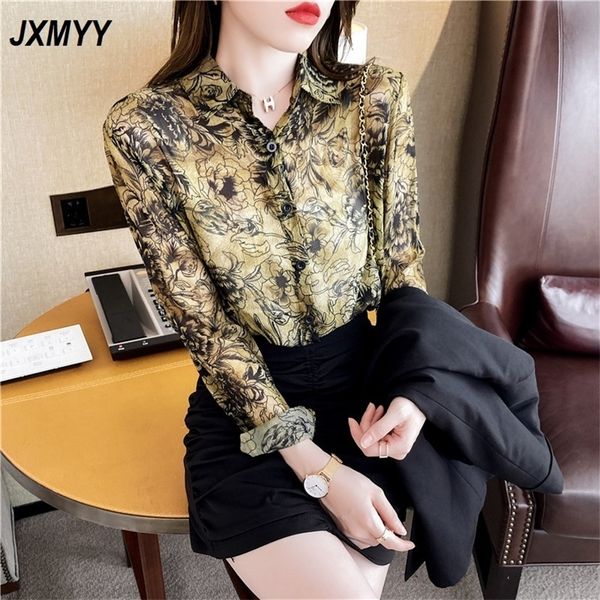 fashion french sweet printed chiffon shirt western style all-match sunscreen long sleeve shirt jxmyy 210412, White
fashion french sweet printed chiffon shirt western style all-match sunscreen long sleeve shirt jxmyy 210412, White