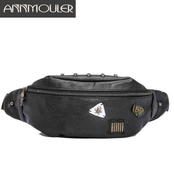 annmouler men waist bag pack travel phone belt pouch for women pu leather fashion shoulder chest hip s 220531
annmouler men waist bag pack travel phone belt pouch for women pu leather fashion shoulder chest hip s 220531