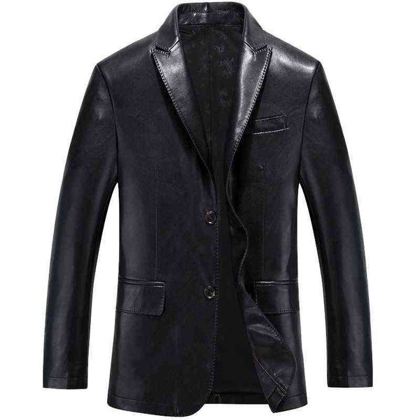 autumn fashion real leather slim fit business coats sheep skin leather casual blazers outwear male button long sleeved coats t220728, Black
autumn fashion real leather slim fit business coats sheep skin leather casual blazers outwear male button long sleeved coats t220728, Black