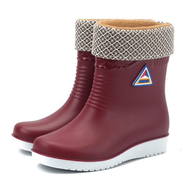 waterproof rain boots women anti-skid rainy walking shoes ladies rubber martins ankle bootie fashion wading shoes for workout, Black;red
waterproof rain boots women anti-skid rainy walking shoes ladies rubber martins ankle bootie fashion wading shoes for workout, Black;red