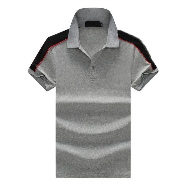 2022 new summer casual polo shirt men short sleeve business shirt fashion design tees 8262, White;black
2022 new summer casual polo shirt men short sleeve business shirt fashion design tees 8262, White;black