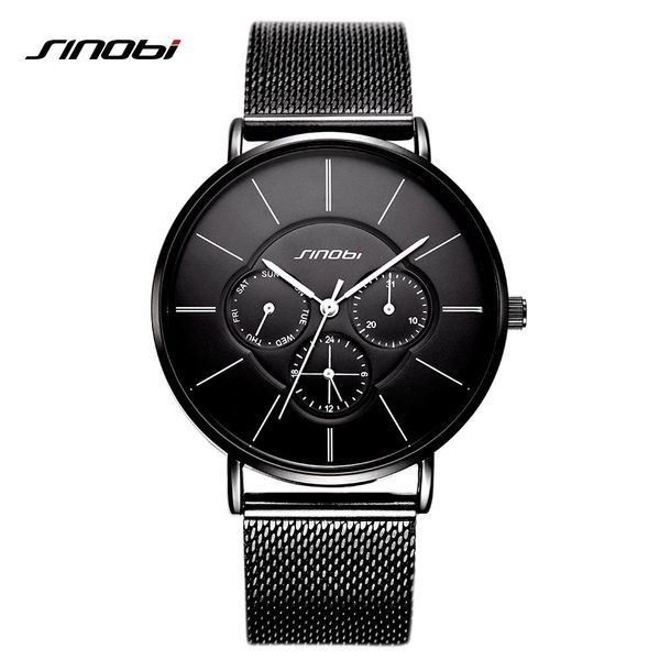 sinobi fashion black women's watches stainless steel mesh band casual analog quartz wristwatch dress ladies watch montre femme, Slivery;brown
sinobi fashion black women's watches stainless steel mesh band casual analog quartz wristwatch dress ladies watch montre femme, Slivery;brown