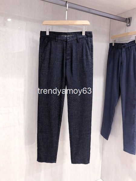 men's pants spring and summer men's linen casual pants high-end trousers, Black 
men's pants spring and summer men's linen casual pants high-end trousers, Black