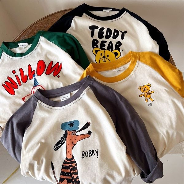 soft cotton children cartoon t shirts cute animal print baby long sleeve t shirt for boys girls tee kids casual pullover clothes 220609, Blue
soft cotton children cartoon t shirts cute animal print baby long sleeve t shirt for boys girls tee kids casual pullover clothes 220609, Blue