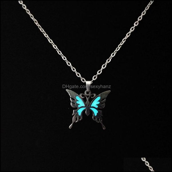 pendant necklaces pendants jewelry fashion creative glowing butterfly necklace for women stainless steel chain luminous choker male gifts, Silver
pendant necklaces pendants jewelry fashion creative glowing butterfly necklace for women stainless steel chain luminous choker male gifts, Silver