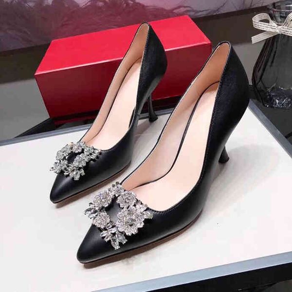 dress shoes spring pointed women's shoes square buckle banquet professional high heels fashion thin elegant single, Black
dress shoes spring pointed women's shoes square buckle banquet professional high heels fashion thin elegant single, Black