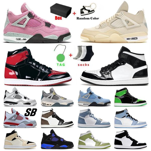 jumpman 1 4 men women basketball shoes j4 big size 13 sb bred blue thunder patent leather mid dutch green retro offs white sneakers trainers, White;red
jumpman 1 4 men women basketball shoes j4 big size 13 sb bred blue thunder patent leather mid dutch green retro offs white sneakers trainers, White;red