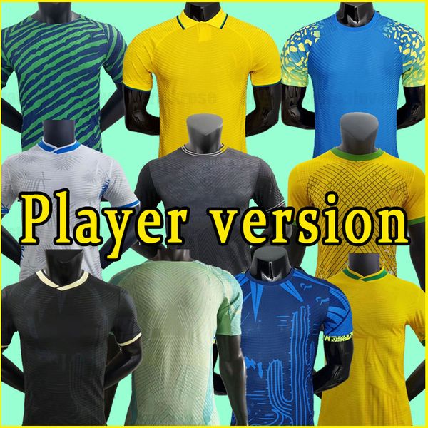 player version 2021 2022 2023 neymar jr coutinho vinicius soccer jersey brazils national team camisa brasil football shirt training silva ho, Black;yellow
player version 2021 2022 2023 neymar jr coutinho vinicius soccer jersey brazils national team camisa brasil football shirt training silva ho, Black;yellow