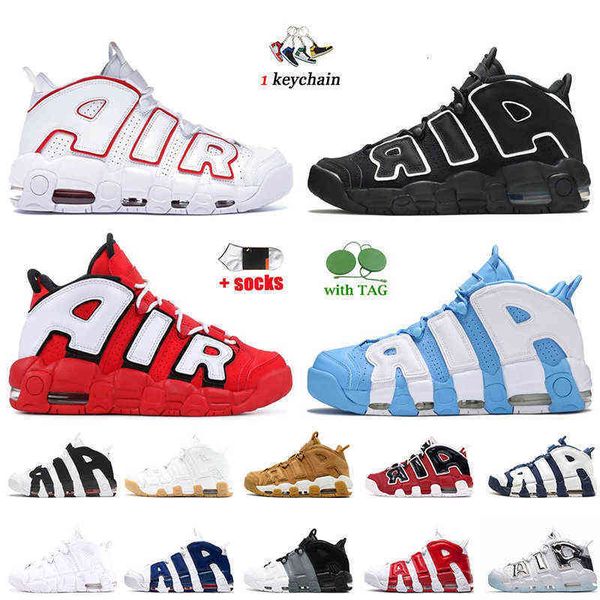 2022 women mens more uptempos basketball shoes with socks scottie pippen triple white varsity red black hoop pack unc bulls
2022 women mens more uptempos basketball shoes with socks scottie pippen triple white varsity red black hoop pack unc bulls