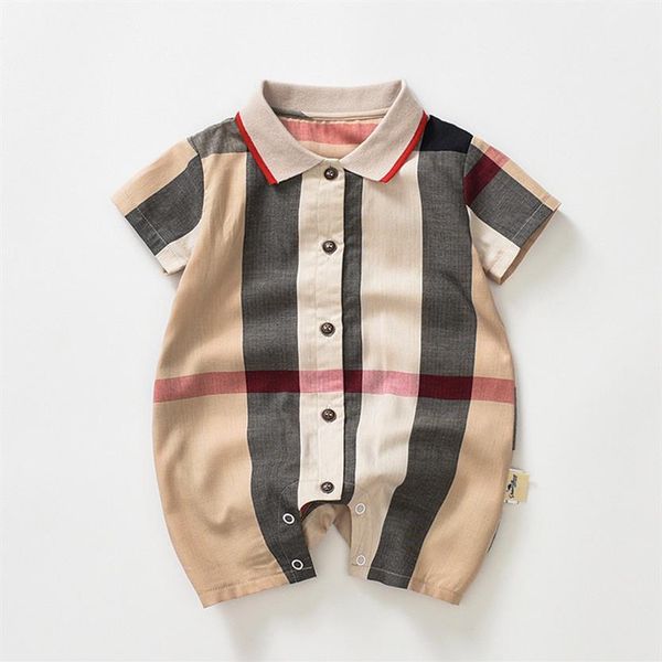 baby boys plaid romper toddler kids plaid lapel single breasted short sleeve jumpsuits designer infant onesie newborn casual cloth2036, Blue
baby boys plaid romper toddler kids plaid lapel single breasted short sleeve jumpsuits designer infant onesie newborn casual cloth2036, Blue