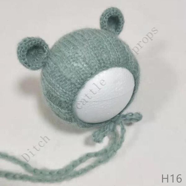 newborn pgraphy props hats mohair woven clothing, Yellow