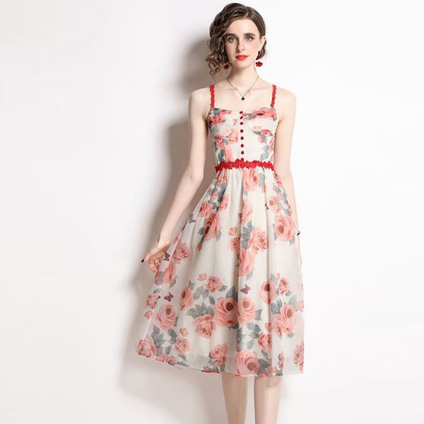 100% polyester fashion floral printing dress 2022 summer new spaghetti strap sliming vestidos beach holiday dresses, Black;gray
100% polyester fashion floral printing dress 2022 summer new spaghetti strap sliming vestidos beach holiday dresses, Black;gray
