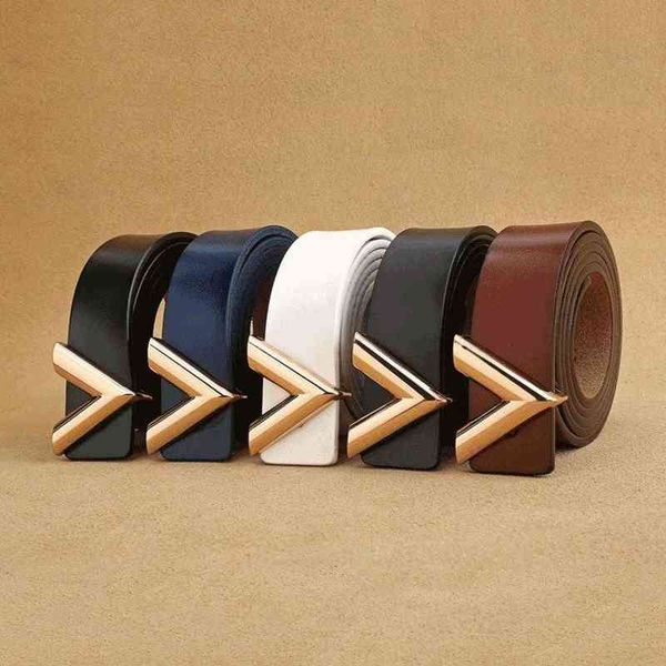 new designer men's women's luxury belt genuine leather alloy v buckle waist belts fashion women belts gifts waistband yqv, Black;brown
new designer men's women's luxury belt genuine leather alloy v buckle waist belts fashion women belts gifts waistband yqv, Black;brown