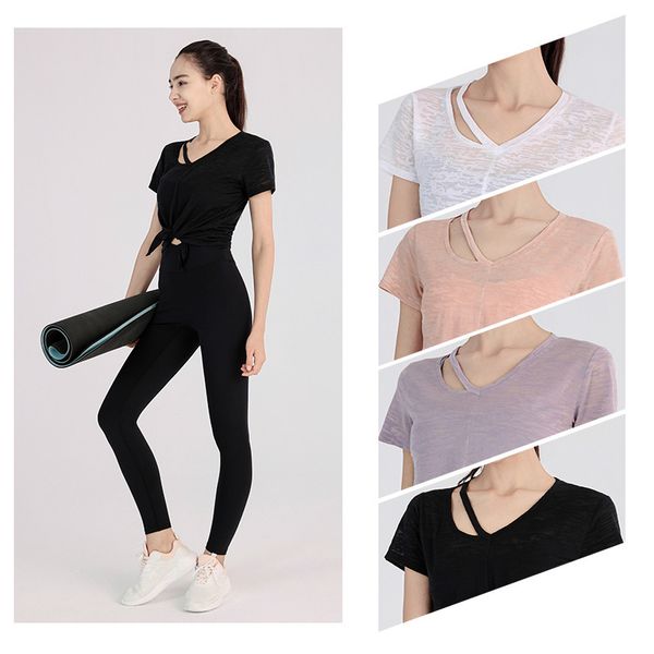 clothing womens tees t-shirt tracksuit women yoga clothes short-sleeved fitness sports personality strap bat blouse casual quick-drying sho, White
clothing womens tees t-shirt tracksuit women yoga clothes short-sleeved fitness sports personality strap bat blouse casual quick-drying sho, White