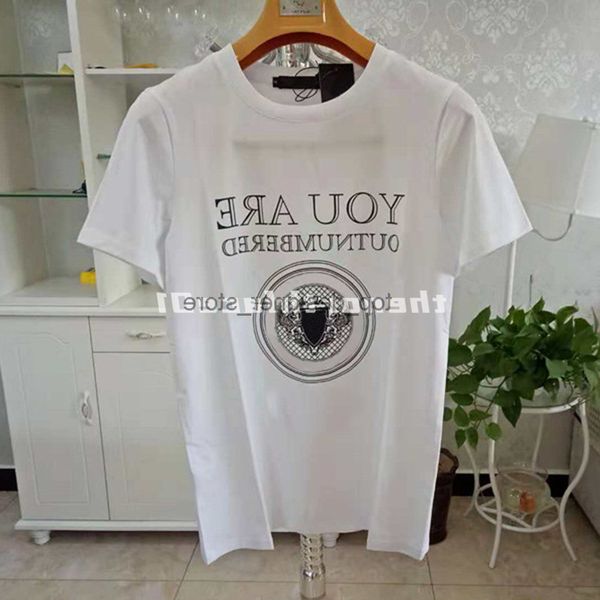 22ss designer letter printed t shirts tee fashion high street short sleeves summer casual t-shirt breathable men women crew neck tees2, White;black
22ss designer letter printed t shirts tee fashion high street short sleeves summer casual t-shirt breathable men women crew neck tees2, White;black