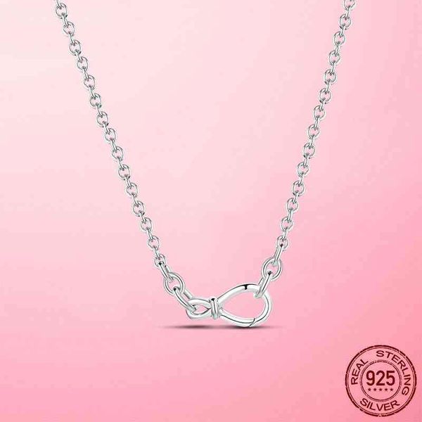 

femme infinity infinite clasp snake chain collier choker women necklace silver color luxury jewelry gift