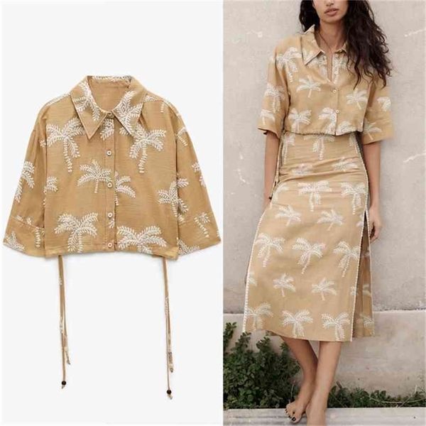 embroidery cropped blouses women short sleeve adjustable drawstring spring woman vintage button up embroidered shirt 210524, White
embroidery cropped blouses women short sleeve adjustable drawstring spring woman vintage button up embroidered shirt 210524, White