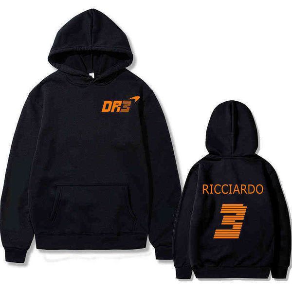 2022 spring new mclaren f1 ricardo dr3 hoodie racing suit 3d solid color women's hoodie casual sweater pure european size 3xl, Black
2022 spring new mclaren f1 ricardo dr3 hoodie racing suit 3d solid color women's hoodie casual sweater pure european size 3xl, Black