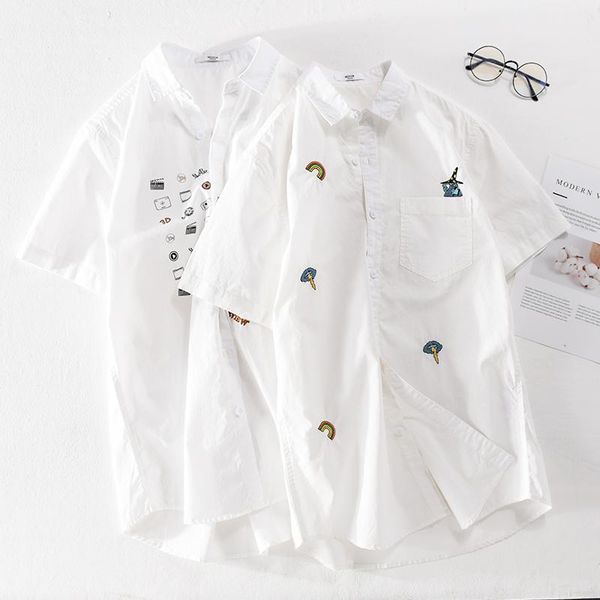 shirt embroidered summer short sleeve pure cotton white men fashion comfortable casual shirts aa, White;black
shirt embroidered summer short sleeve pure cotton white men fashion comfortable casual shirts aa, White;black