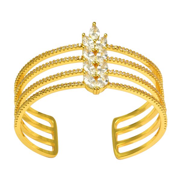 new hand accessories fashion bracelet platinum plated open adjustable simple for women designer bangles high end brand jewelry luxury friend, Golden;silver
new hand accessories fashion bracelet platinum plated open adjustable simple for women designer bangles high end brand jewelry luxury friend, Golden;silver