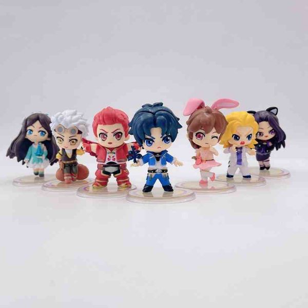 7 ps/set q verso douluo continente brinquedos dos desenhos animados tang san xiaowu caixa cega guess saco caja ciega figura pvc de
7 ps/set q verso douluo continente brinquedos dos desenhos animados tang san xiaowu caixa cega guess saco caja ciega figura pvc de