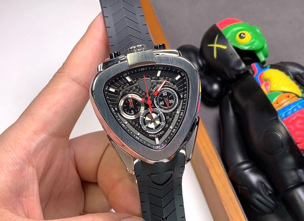 4s shop monopoly boutique men's chronograph watch leather strap mineral tempered glass japan vk quartz movement 45mm, Slivery;brown
4s shop monopoly boutique men's chronograph watch leather strap mineral tempered glass japan vk quartz movement 45mm, Slivery;brown