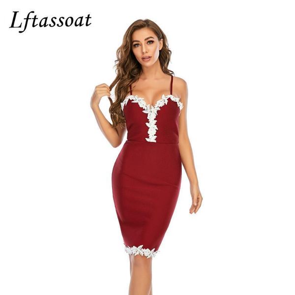 women spaghetti strap bandage lace dress red wine v-neck bodycon celebrity runway club party vestidos summer 220423, Black;gray
women spaghetti strap bandage lace dress red wine v-neck bodycon celebrity runway club party vestidos summer 220423, Black;gray