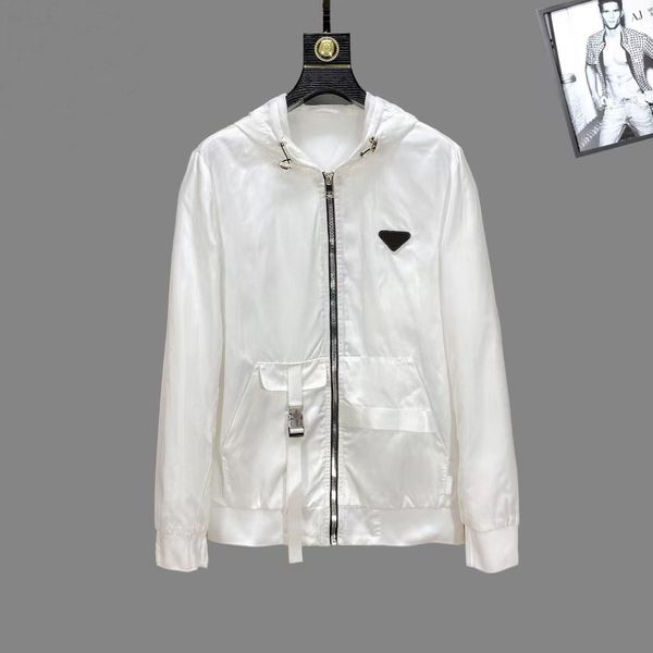 prad prad designer spring autumn mens jacket black white smooth polyester fabric delicate sheen hooded jacket, Black;brown
prad prad designer spring autumn mens jacket black white smooth polyester fabric delicate sheen hooded jacket, Black;brown