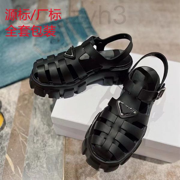 sandals designer p family triangle brand new thick bottom gear hollow woven baotou sandals leisure elevated women's shoes 0wtg, Black
sandals designer p family triangle brand new thick bottom gear hollow woven baotou sandals leisure elevated women's shoes 0wtg, Black