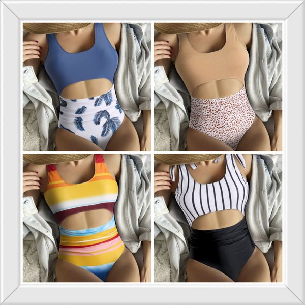 one piece swimsuit women's dalmatian print sleeveless cutout high waist monokini bathing suit scoop neck tummy control bikini beachwear, White;black
one piece swimsuit women's dalmatian print sleeveless cutout high waist monokini bathing suit scoop neck tummy control bikini beachwear, White;black