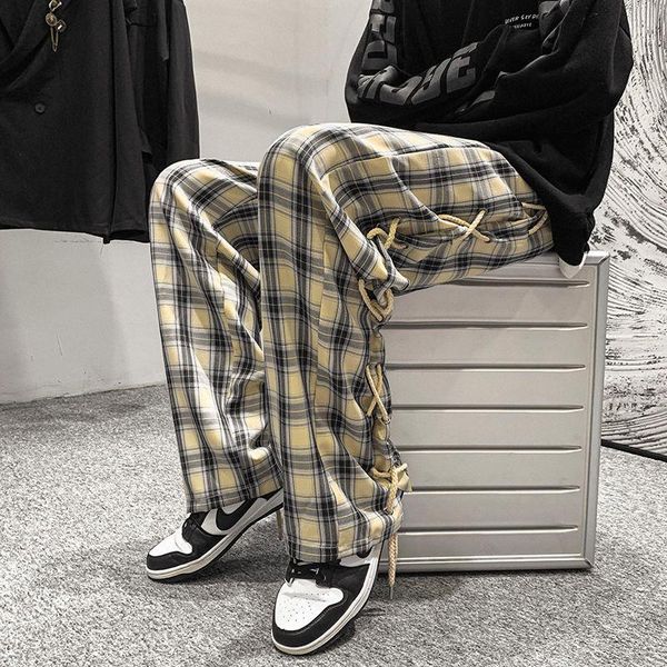 men's pants men's pants oversized casual men fashion retro straight plaid streetwear loose hip-hop wide-leg mens trousers s-2xl, Black
men's pants men's pants oversized casual men fashion retro straight plaid streetwear loose hip-hop wide-leg mens trousers s-2xl, Black